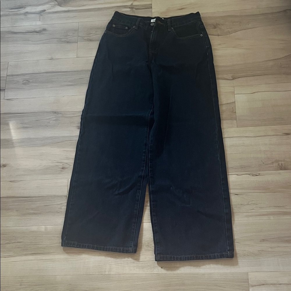 Glassons Dark Blue Wide Leg Jeans